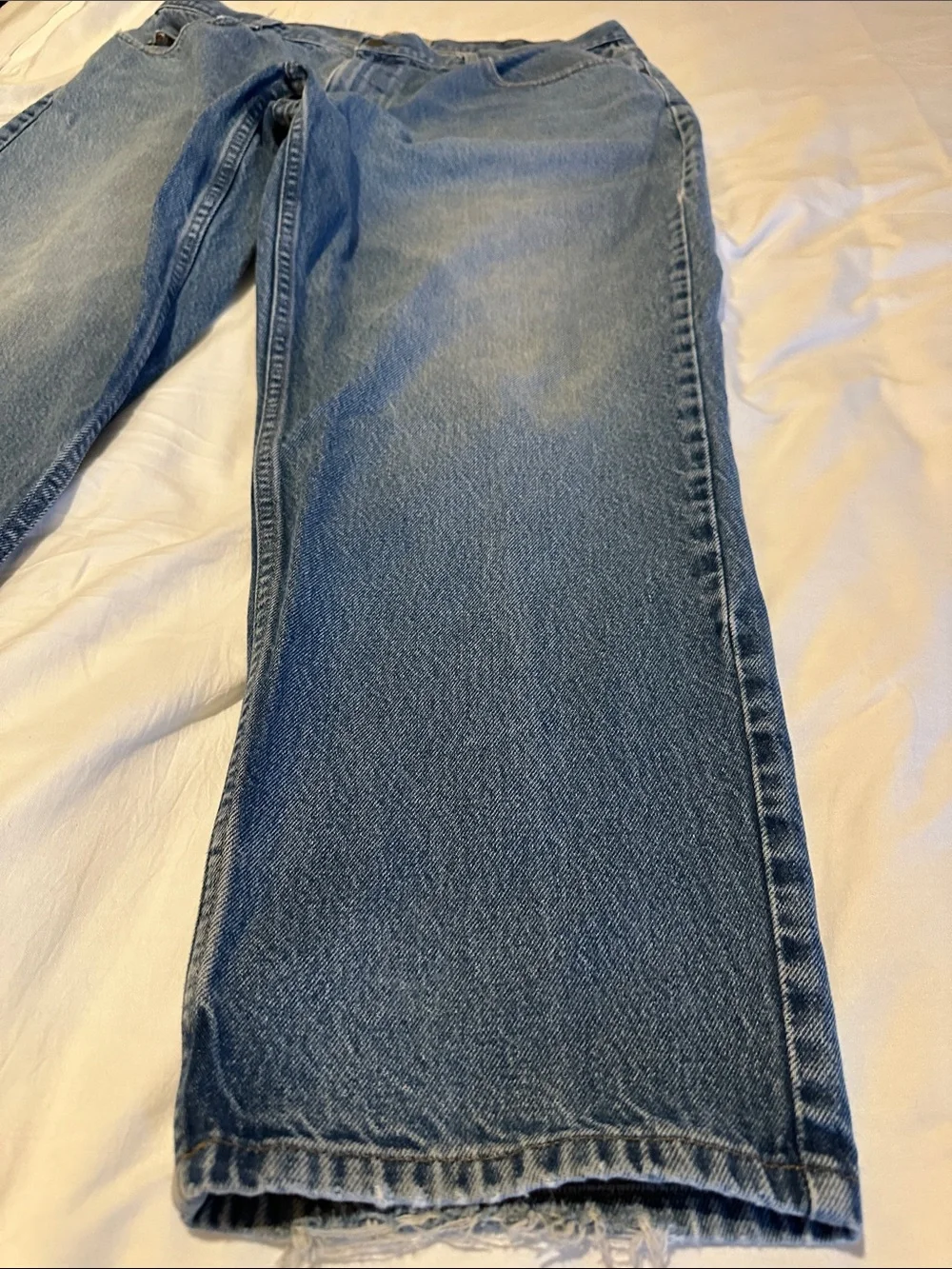 L.L. Bean Men's Straight Jeans — Classic Blue Denim